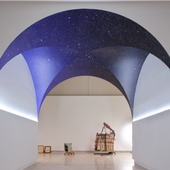 Giovanni Ozzola and Francesco Jodice at the Rome Quadriennale