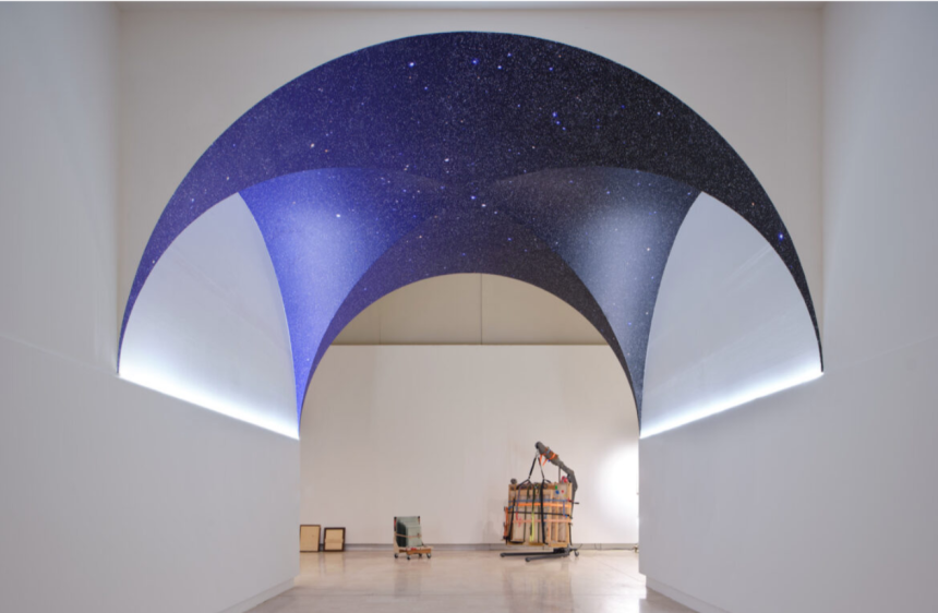 Giovanni Ozzola and Francesco Jodice at the Rome Quadriennale