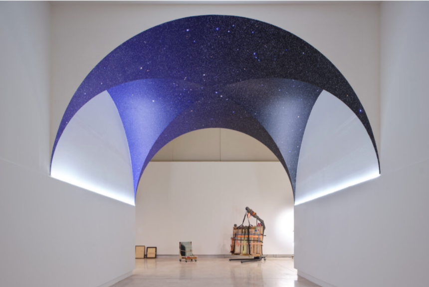 Giovanni Ozzola and Francesco Jodice at the Rome Quadriennale